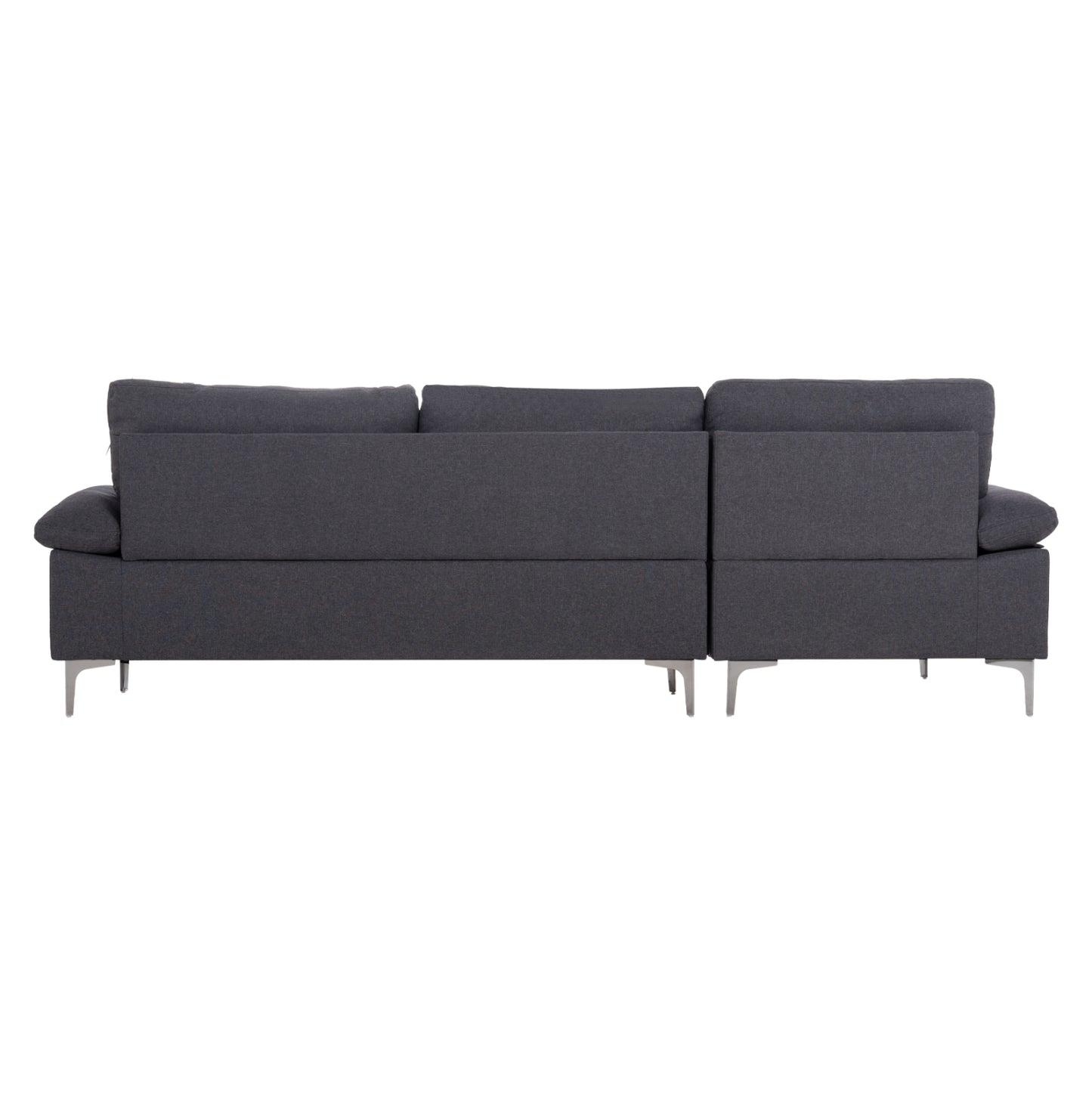Sofa Left Corner Anton Hm3340.01l Grey Fabric--metal Legs 260x130x84hcm