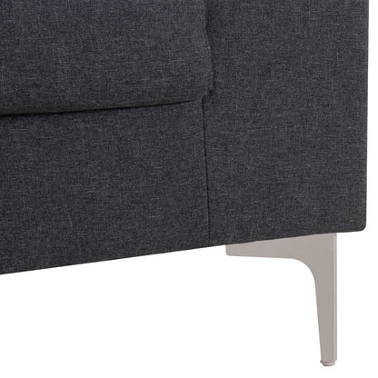 Sofa Left Corner Anton Hm3340.01l Grey Fabric--metal Legs 260x130x84hcm