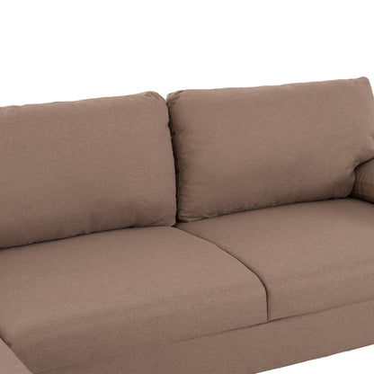 Sofa Left Corner Anton Hm3340.02l Ivory Fabric--metal Legs 260x130x84hcm