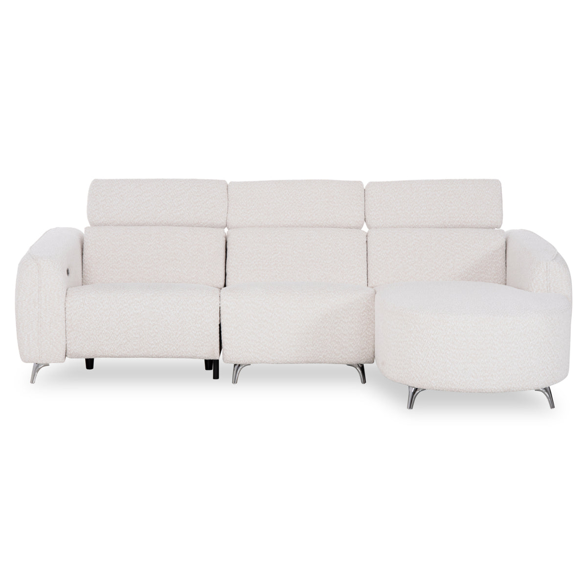 Right Corner 3-seat Sofa With Recline Valente Sm3317.02r Beige Fabric 275x160x104h