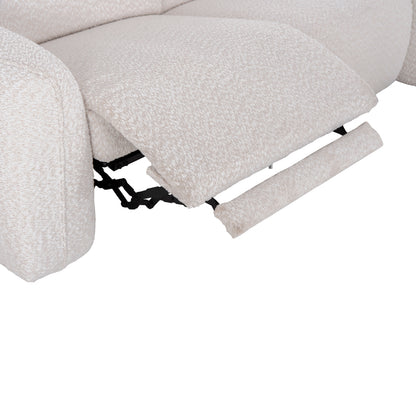 Right Corner 3-seat Sofa With Recline Valente Sm3317.01r Light Grey Fabric 275x160x104h