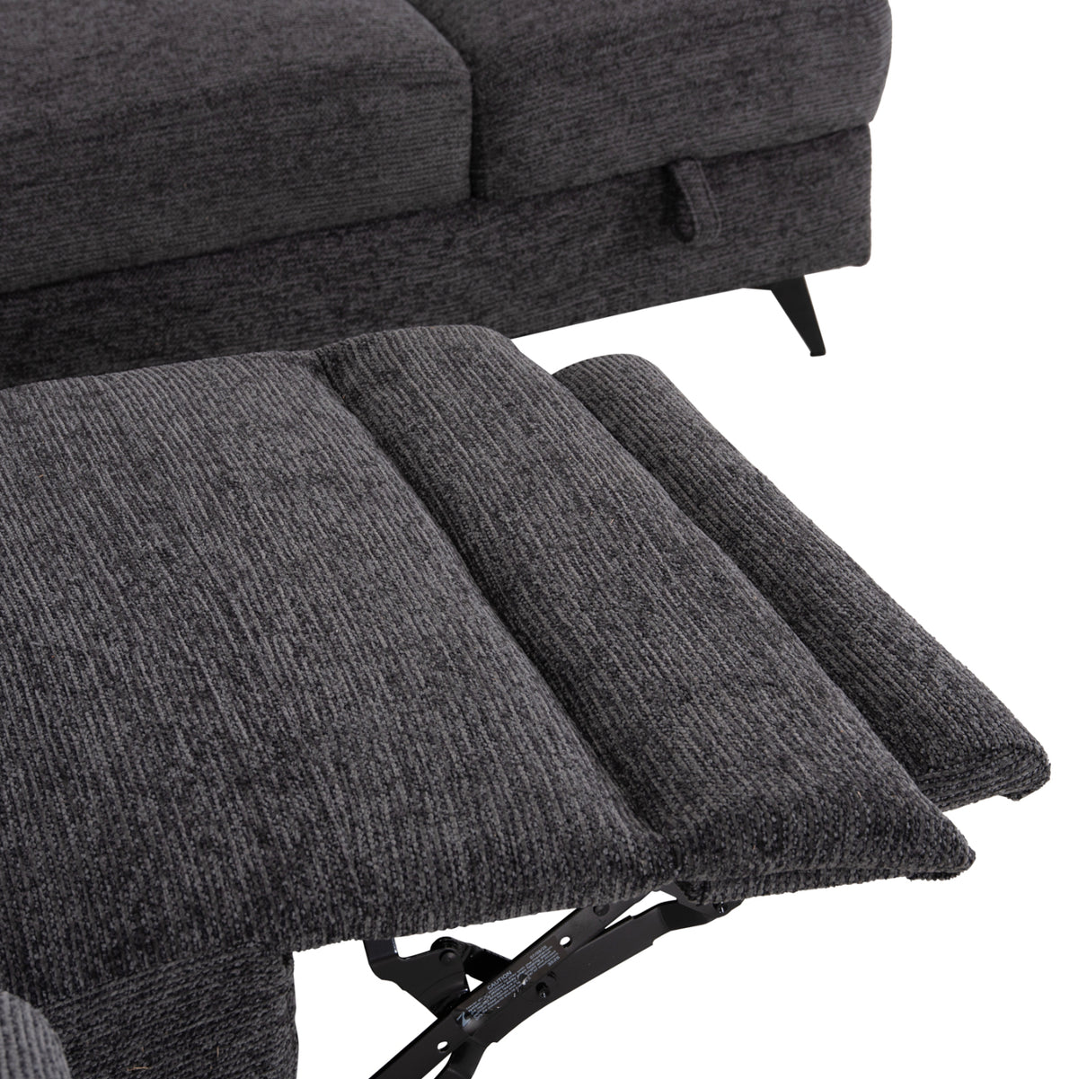 Sofa Right Corner-recline & Storage Space Restro ΗΜ3339.01r Grey Fabric 290x220x80hcm.