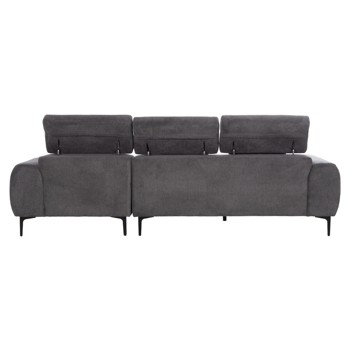 Corner Sofa Right Divya Hm3267.12r Grey Fabric 260x100-174x104hcm.