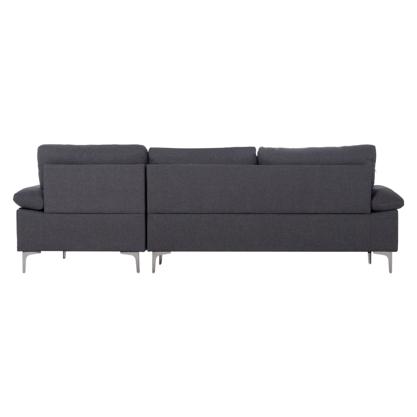 Sofa Right Corner Anton Hm3340.01r Grey Fabric--metal Legs 260x130x84hcm