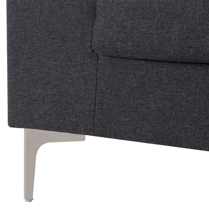 Sofa Right Corner Anton Hm3340.01r Grey Fabric--metal Legs 260x130x84hcm