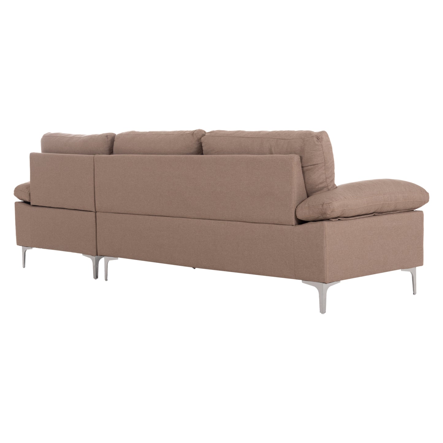 Sofa Right Corner Anton Hm3340.02r Ivory Fabric--metal Legs 260x130x84hcm