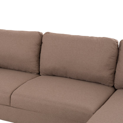 Sofa Right Corner Anton Hm3340.02r Ivory Fabric--metal Legs 260x130x84hcm