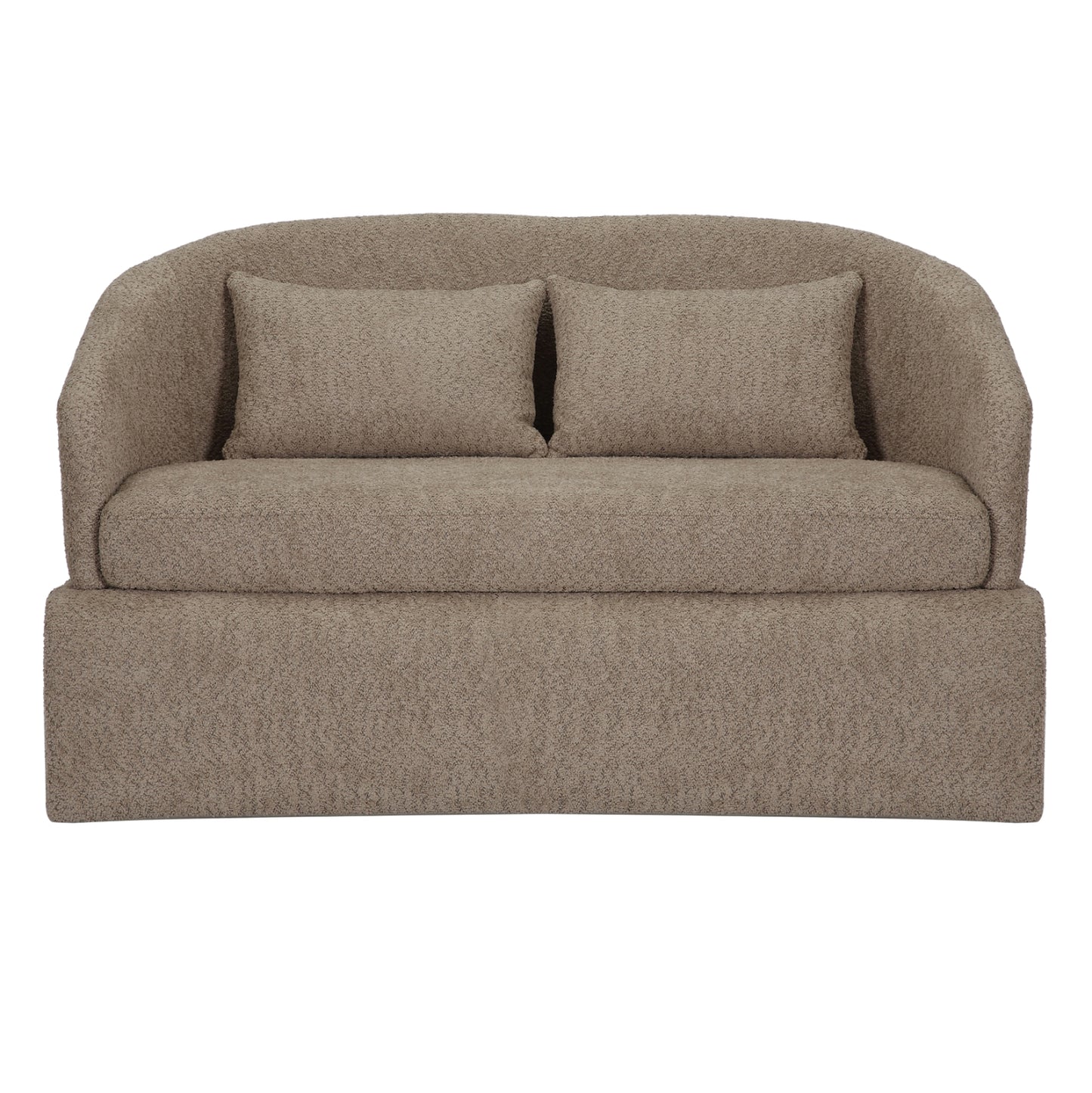 Sofa 2-seater Bevy2 Hm9678.03 Beige Boucle Fabric-metal Frame 128x72x74hcm.