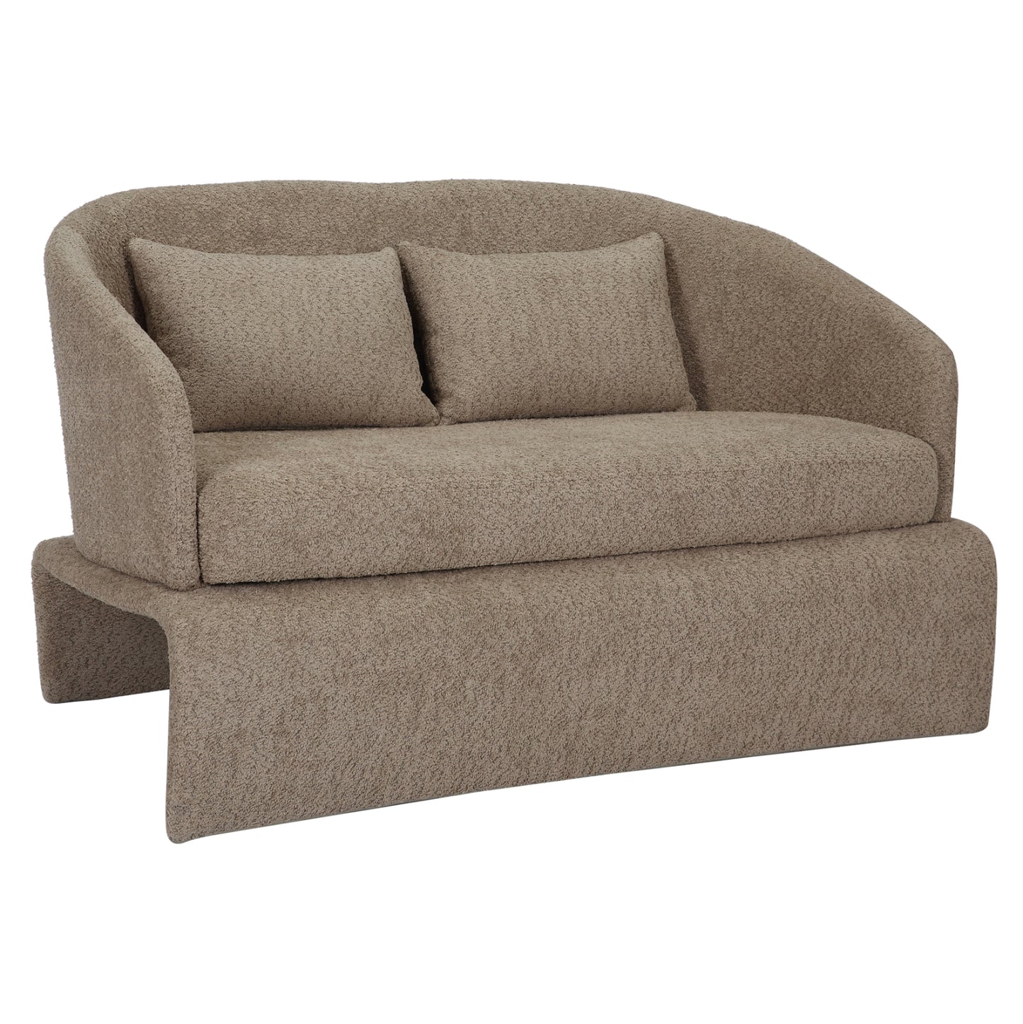 Sofa 2-seater Bevy2 Hm9678.03 Beige Boucle Fabric-metal Frame 128x72x74hcm.