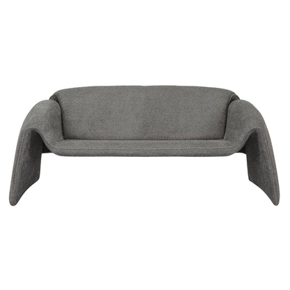 Sofa 2-seater Laforge Hm9680.01 Metal Frame-grey Boucle Fabric 160x80x63hcm.