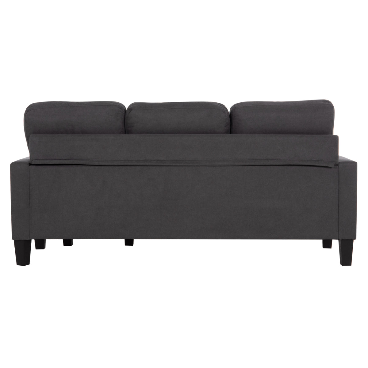 Corner Sofa Reversible Meggy Hm3297.11 Grey Fabric 184.5x75-129x86hcm.