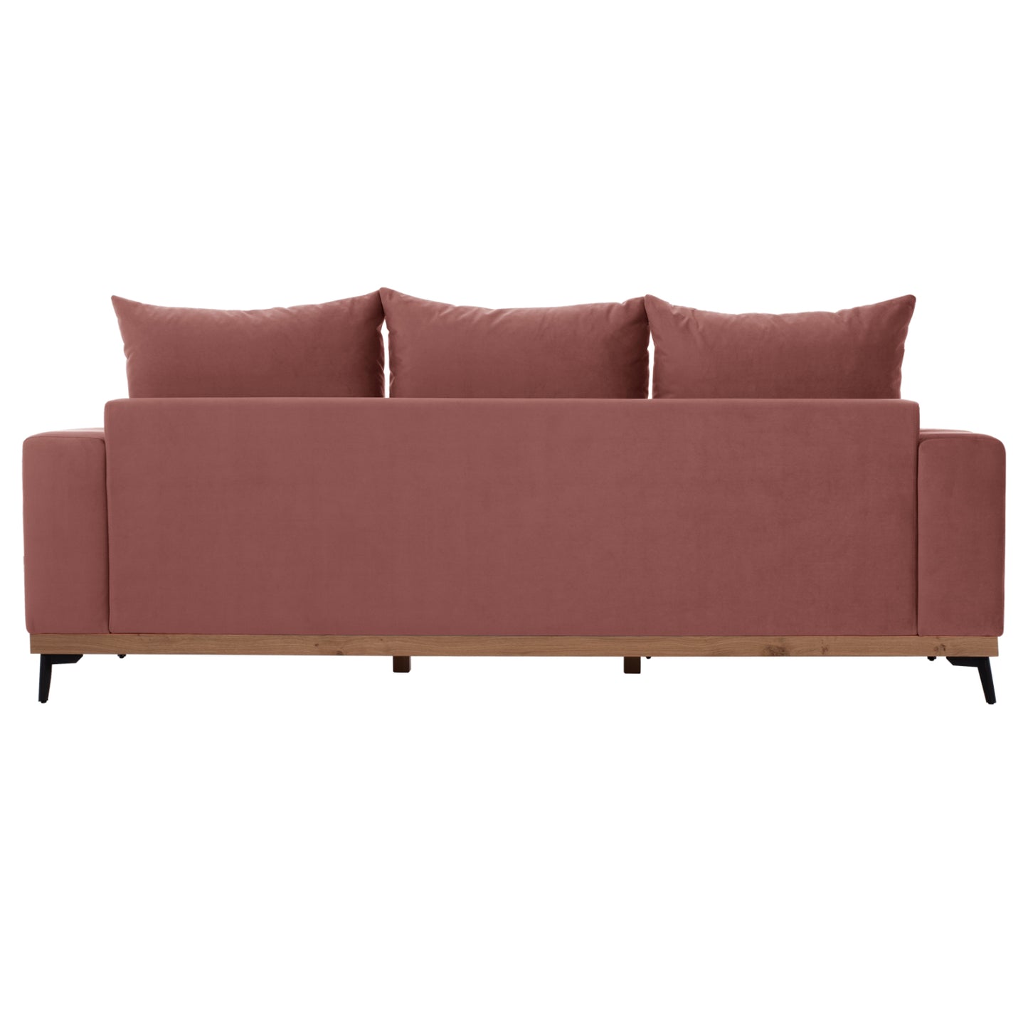 Portofino Corner Sofa, Dusty Pink, High Leg, 2pcs, Interchangeable, Stain-resistant, And Water-repellent Fab