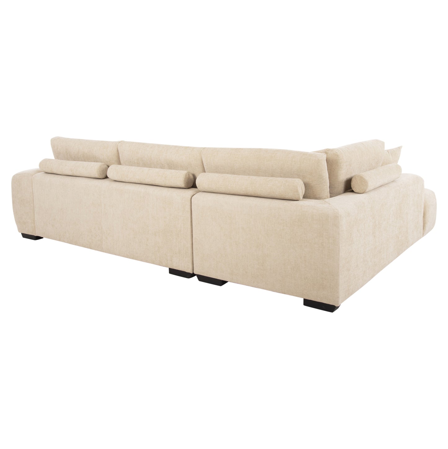 Corner Sofa (left) Coven Hm3266.01l Ecru Fabric 298x102-208x85hcm.