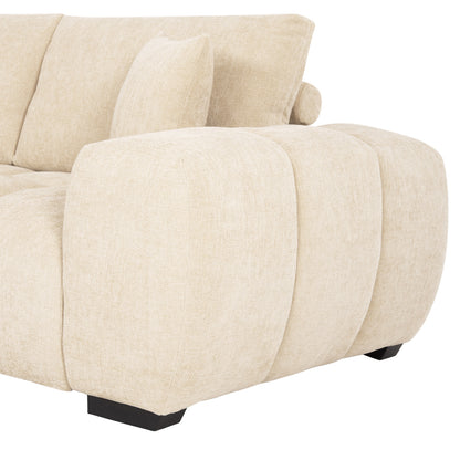 Corner Sofa (left) Coven Hm3266.01l Ecru Fabric 298x102-208x85hcm.