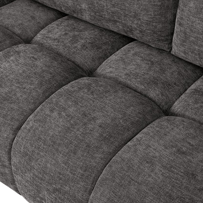 Corner Sofa (left) Coven Hm3266.03l Dark Grey Fabric 298x102-208x85hcm.