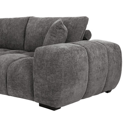 Corner Sofa (left) Coven Hm3266.03l Dark Grey Fabric 298x102-208x85hcm.