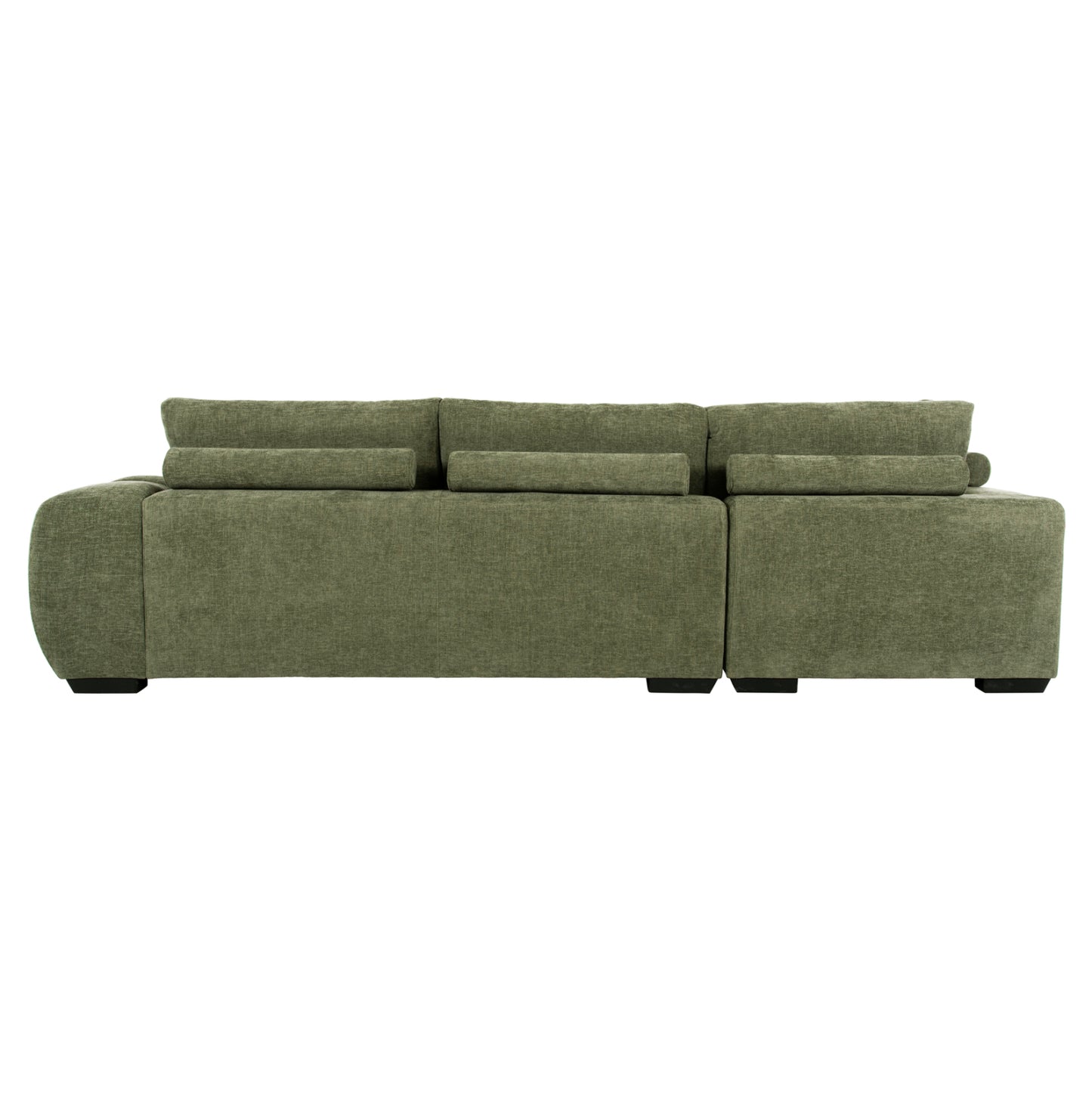 Corner Sofa (left) Coven Hm3266.14l Green Fabric 298x102-208x85hcm.