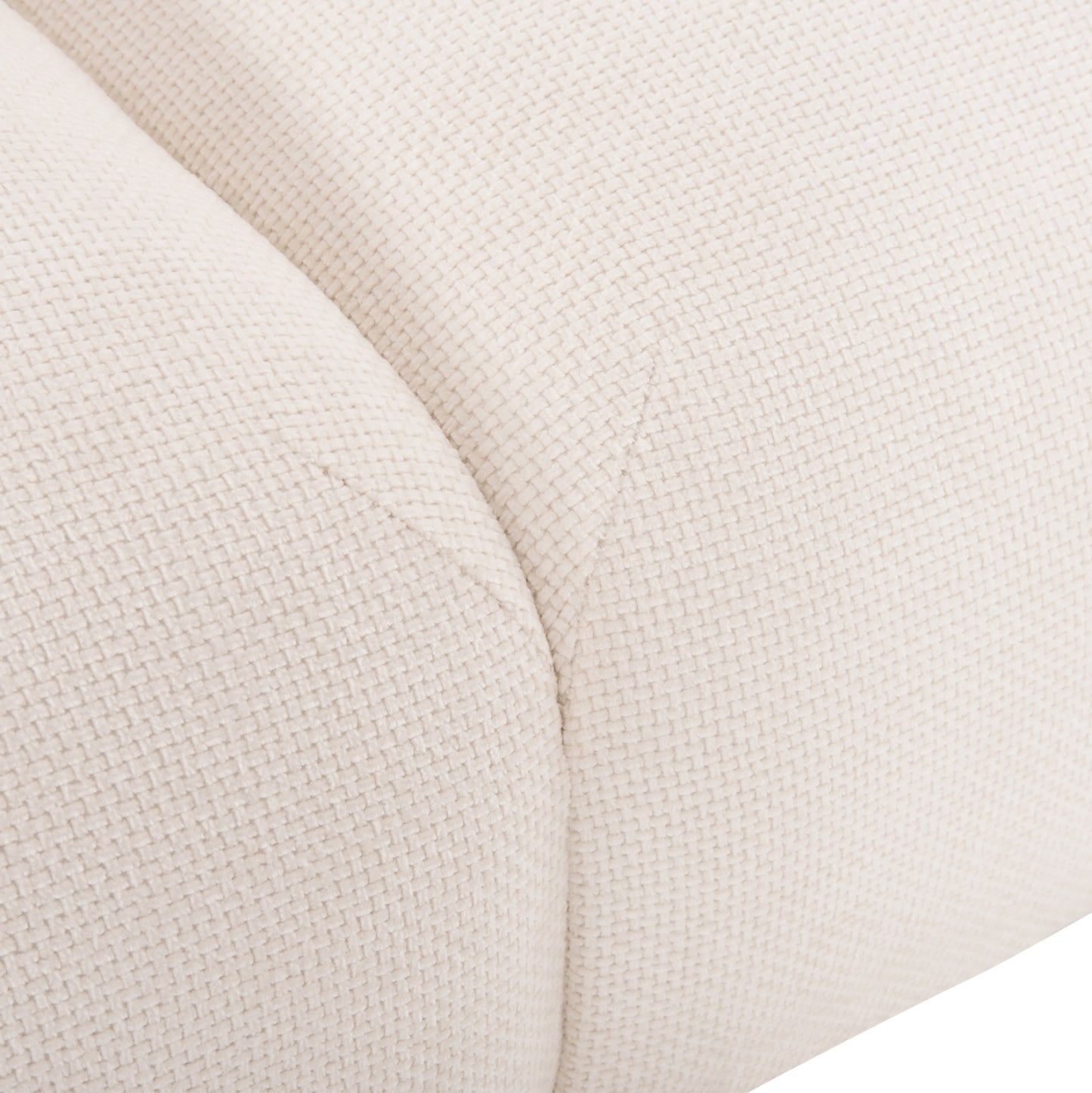 Corner Sofa (left) Bricken Hm3275.02l White Fabric 110-282x98-160x72hcm.