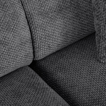 Corner Sofa (left) Bricken Hm3275.04l Anthracite Fabric 110-282x98-160x72hcm.