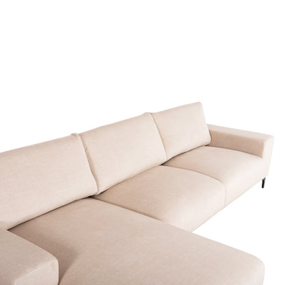 Corner Sofa (left) Noa Hm3278.01l Ecru Fabric 288x90-157x67-80hcm.
