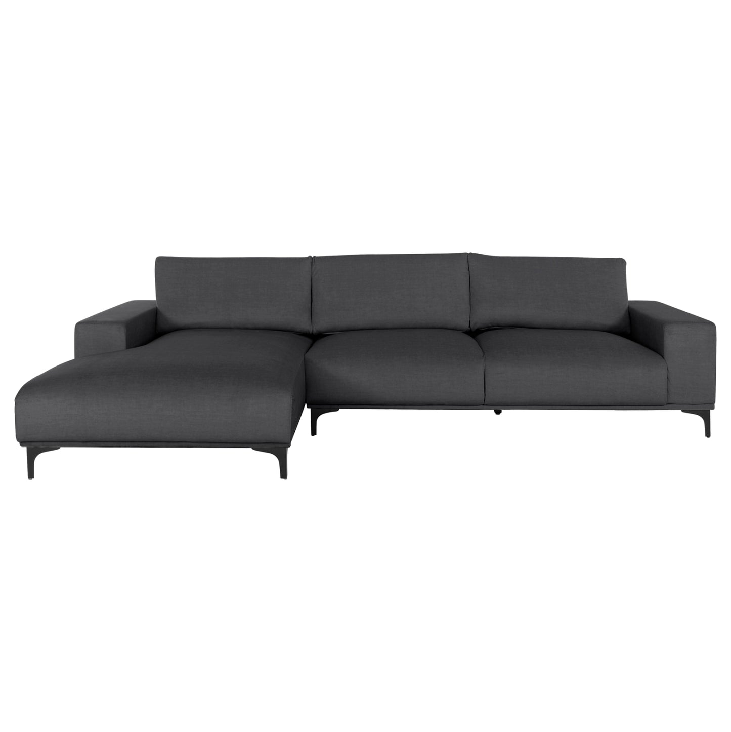 Corner Sofa (left) Noa Hm3278.02l Anthracite Fabric 288x90-157x67-80hcm.