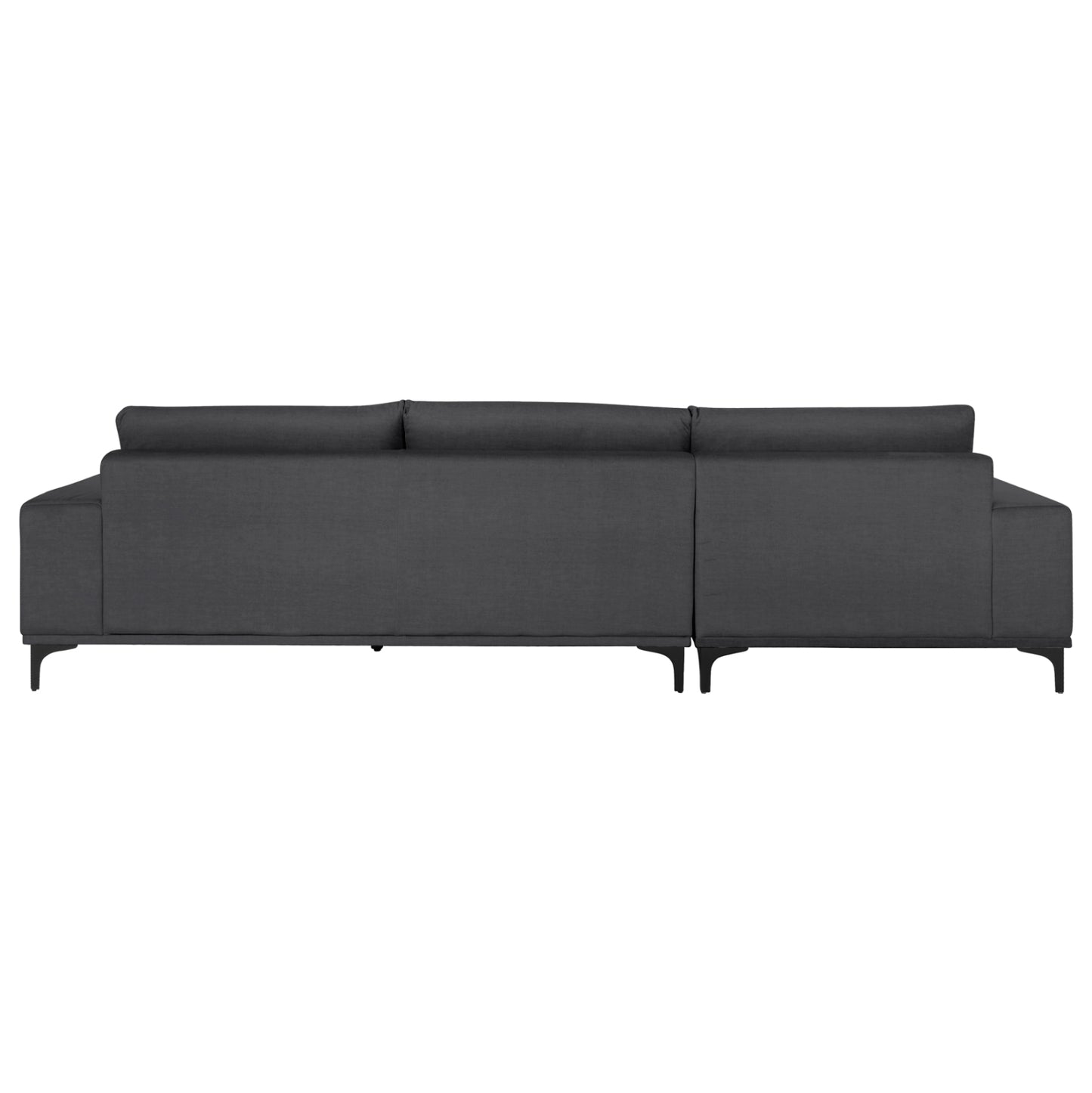 Corner Sofa (left) Noa Hm3278.02l Anthracite Fabric 288x90-157x67-80hcm.