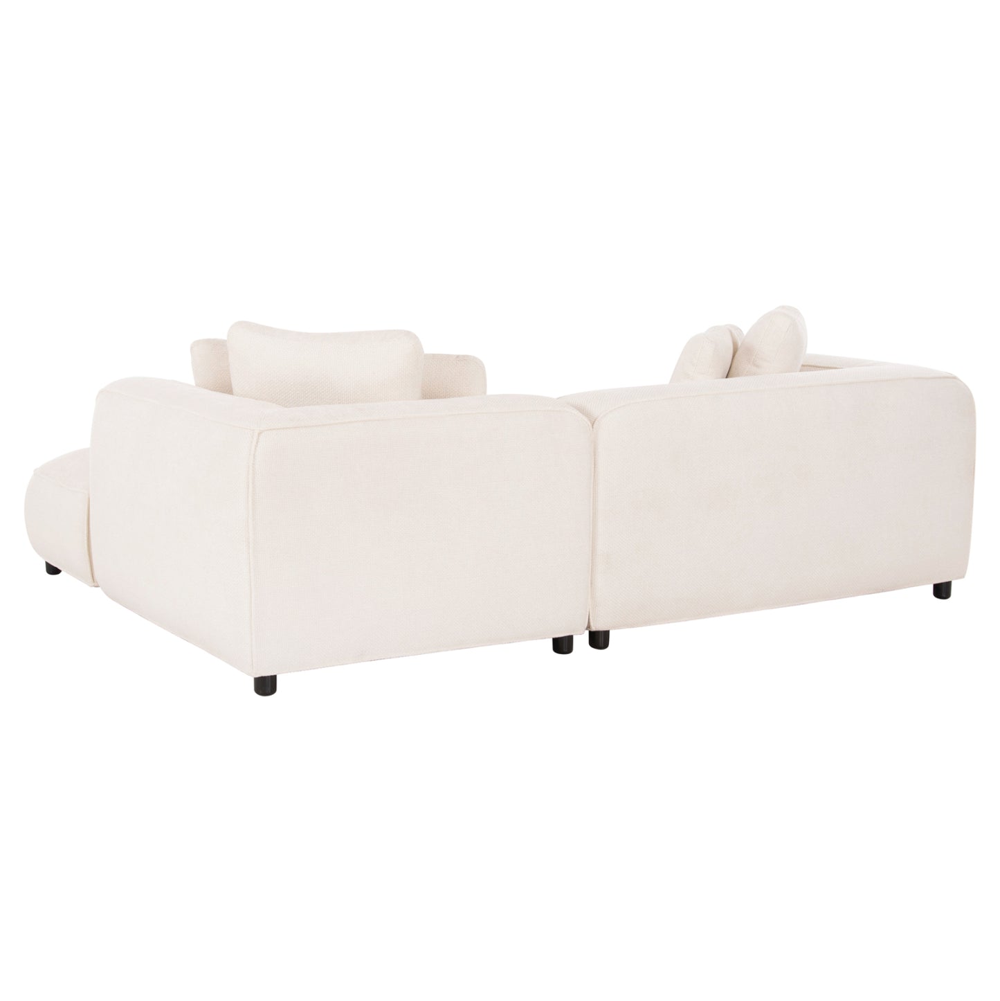 Corner Sofa (right) 3-seater Grace Hm3280.02r White Fabric 252x105-160x70-90hcm.