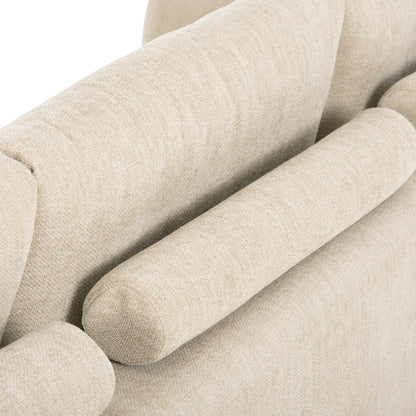 Corner Sofa (right) Coven Hm3266.01r Ecru Fabric 298x102-208x85hcm.