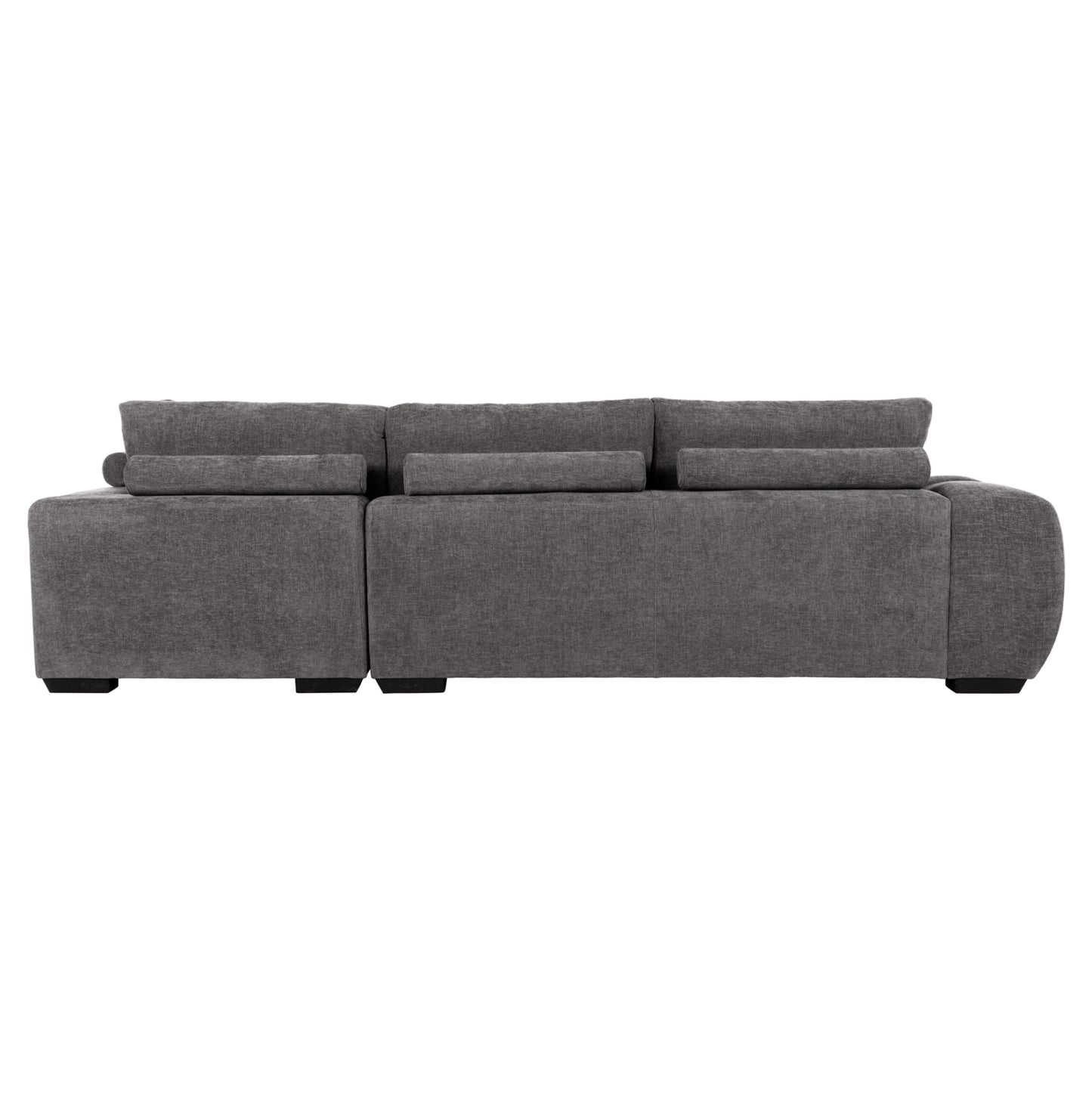 Corner Sofa (right) Coven Hm3266.03r Dark Grey Fabric 298x102-208x85hcm.