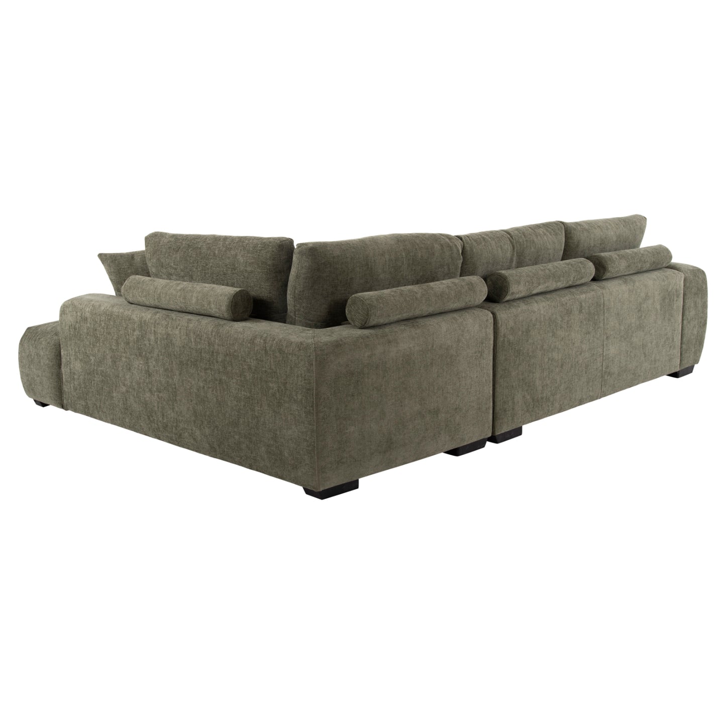 Corner Sofa (right) Coven Hm3266.04r Green Fabric 298x102-208x85hcm.