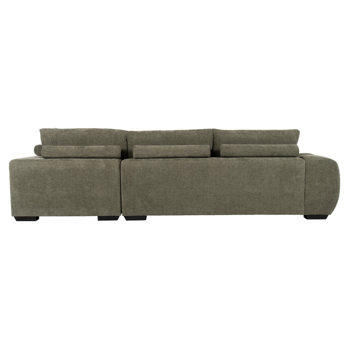 Corner Sofa (right) Coven Hm3266.04r Green Fabric 298x102-208x85hcm.