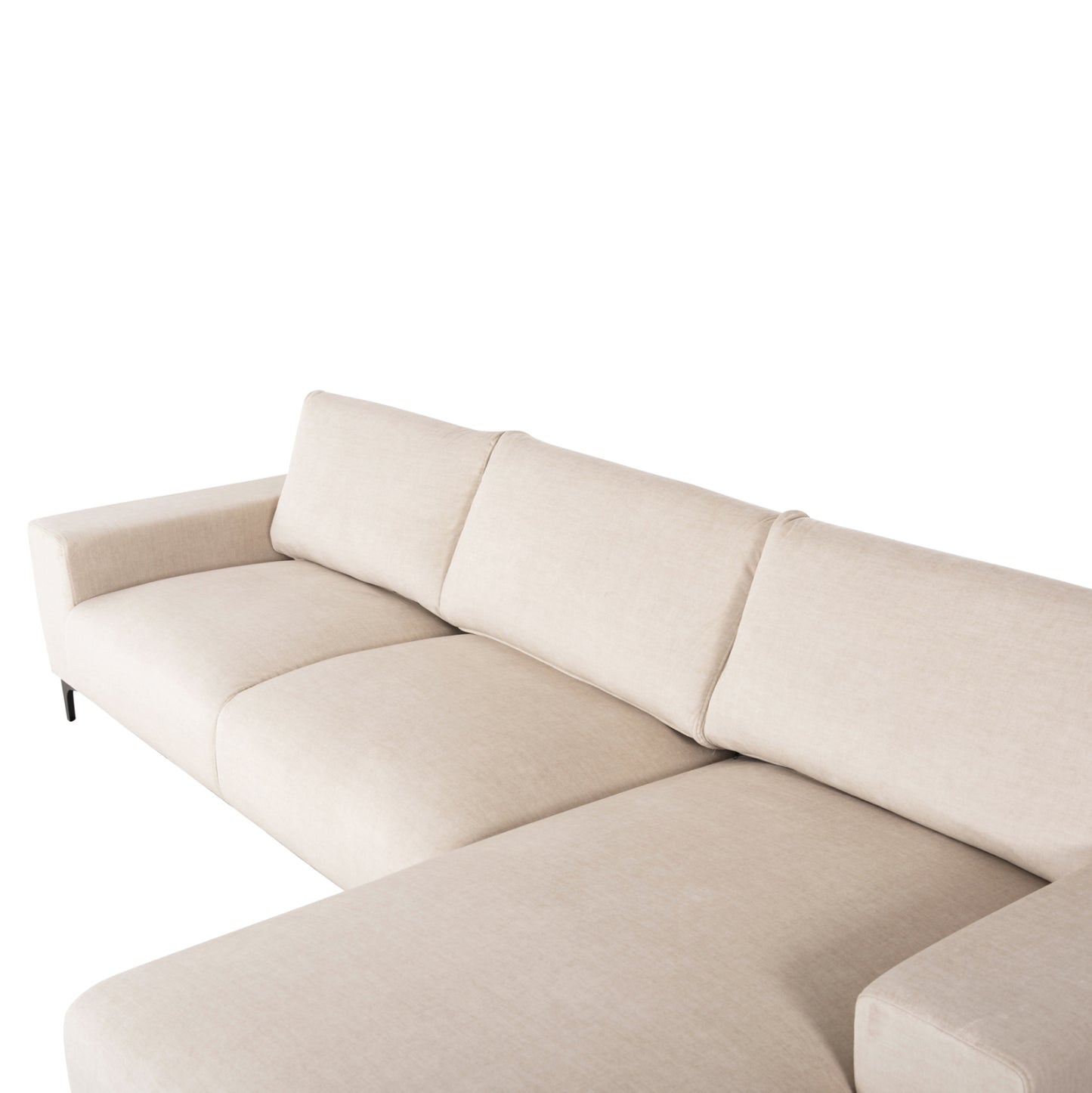 Corner Sofa (right) Noa Hm3278.01r Ecru Fabric 288x90-157x67-80hcm.