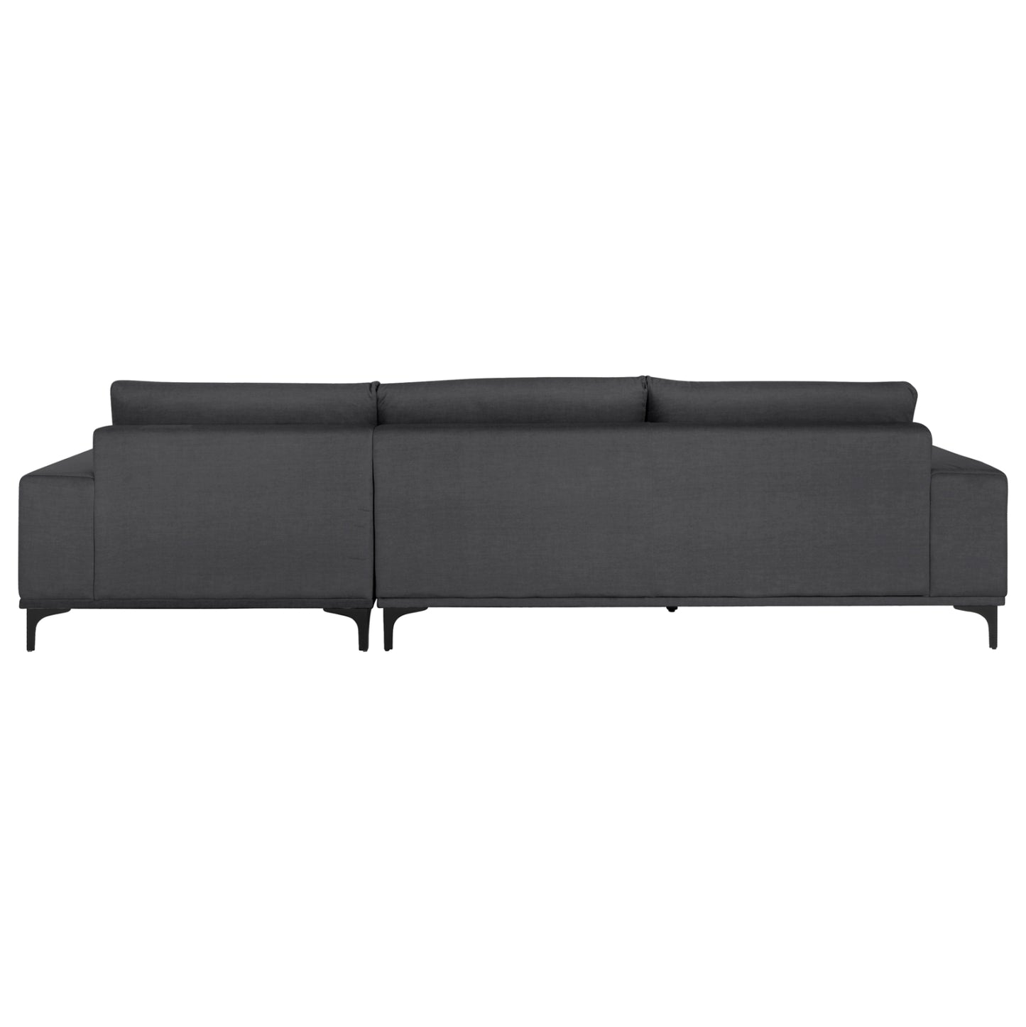 Corner Sofa (right) Noa Hm3278.02r Anthracite Fabric 288x90-157x67-80hcm.