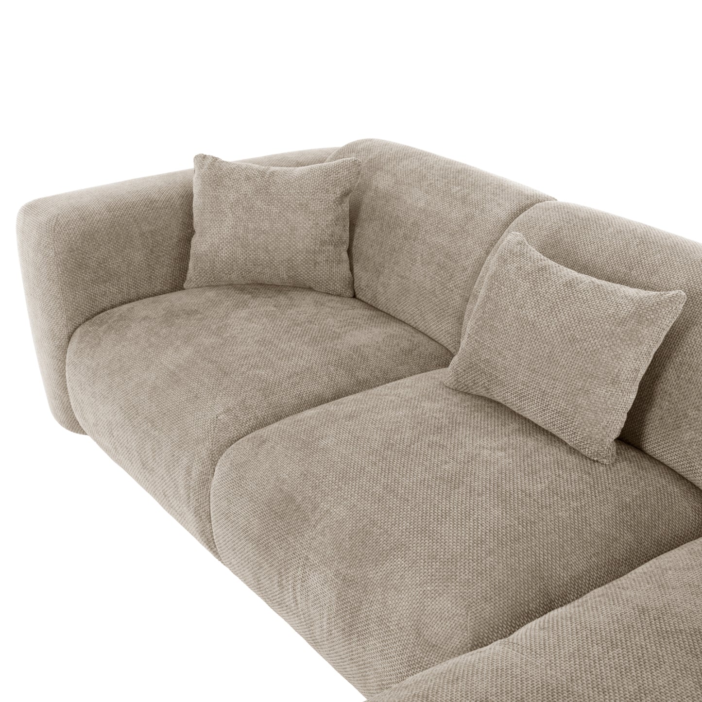 Corner Sofa Bricken Hm3275.01r Beige Fabric 110-282x98-160x72hcm.