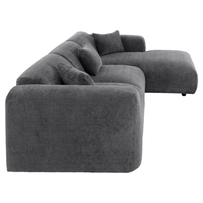 Corner Sofa Bricken Hm3275.04r Anthracite Fabric 110-282x98-160x72hcm.