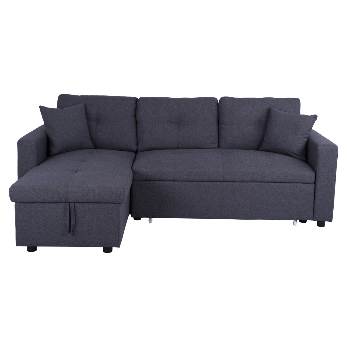 Corner Sofa Bed Wayne 224x147x85 Hm3028.11 Grey Fabric