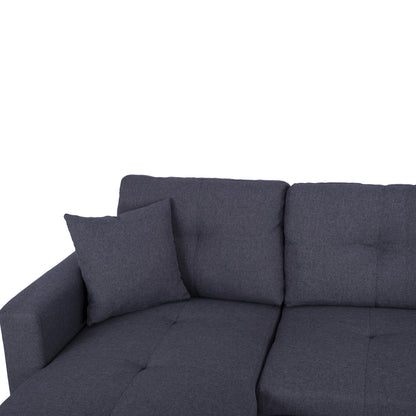 Corner Sofa Bed Wayne 224x147x85 Hm3028.11 Grey Fabric
