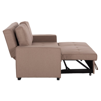 Sofa/bed Kanna 2-seater Kanna Hm3082.02 With Beige Fabric 175x92x87Ηcm