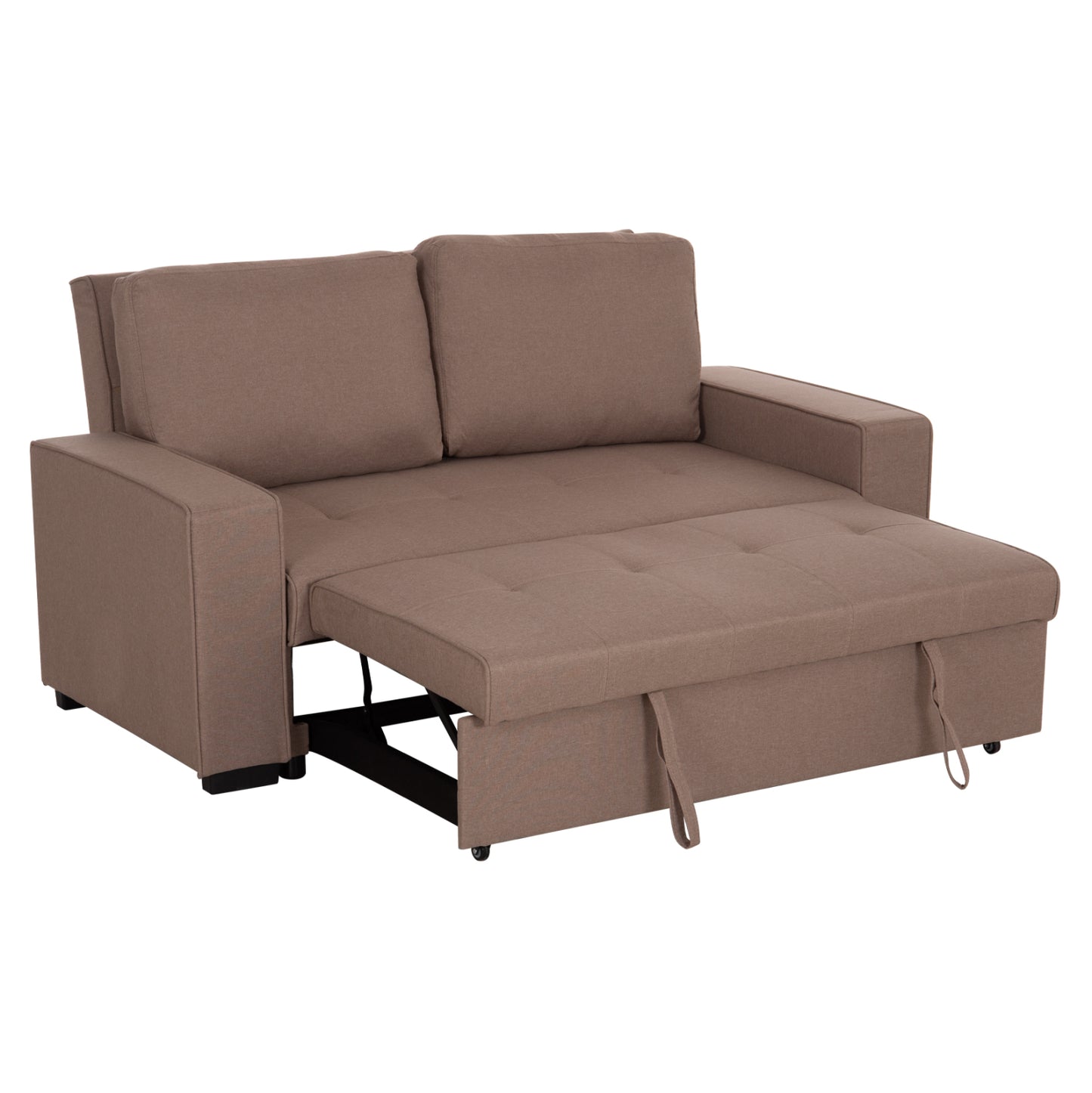 Sofa/bed Kanna 2-seater Kanna Hm3082.02 With Beige Fabric 175x92x87Ηcm