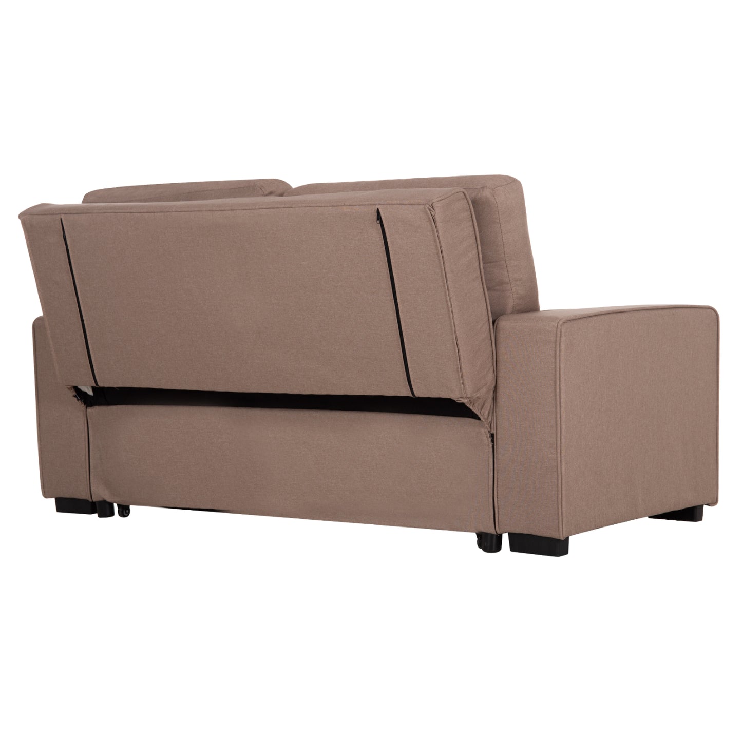 Sofa/bed Kanna 2-seater Kanna Hm3082.02 With Beige Fabric 175x92x87Ηcm