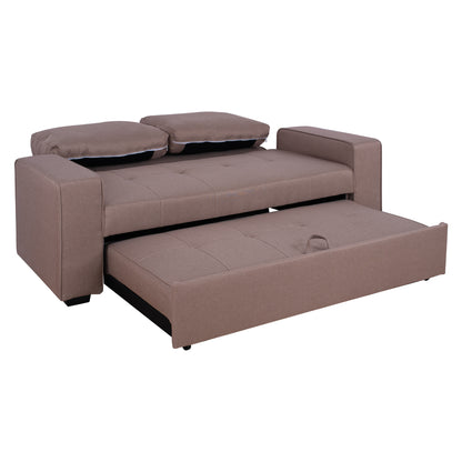 Sofa/bed Kanna 2 Seater Hm3082.04 With Beige Fabric 175x100x83 Cm