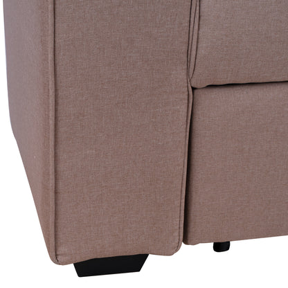 Sofa/bed Kanna 2 Seater Hm3082.04 With Beige Fabric 175x100x83 Cm