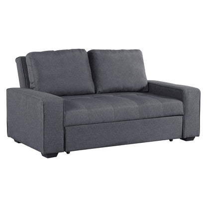 Sofa/bed Kanna 2 Seater Hm3082.10 With Grey Fabric 176x102x91Ηcm
