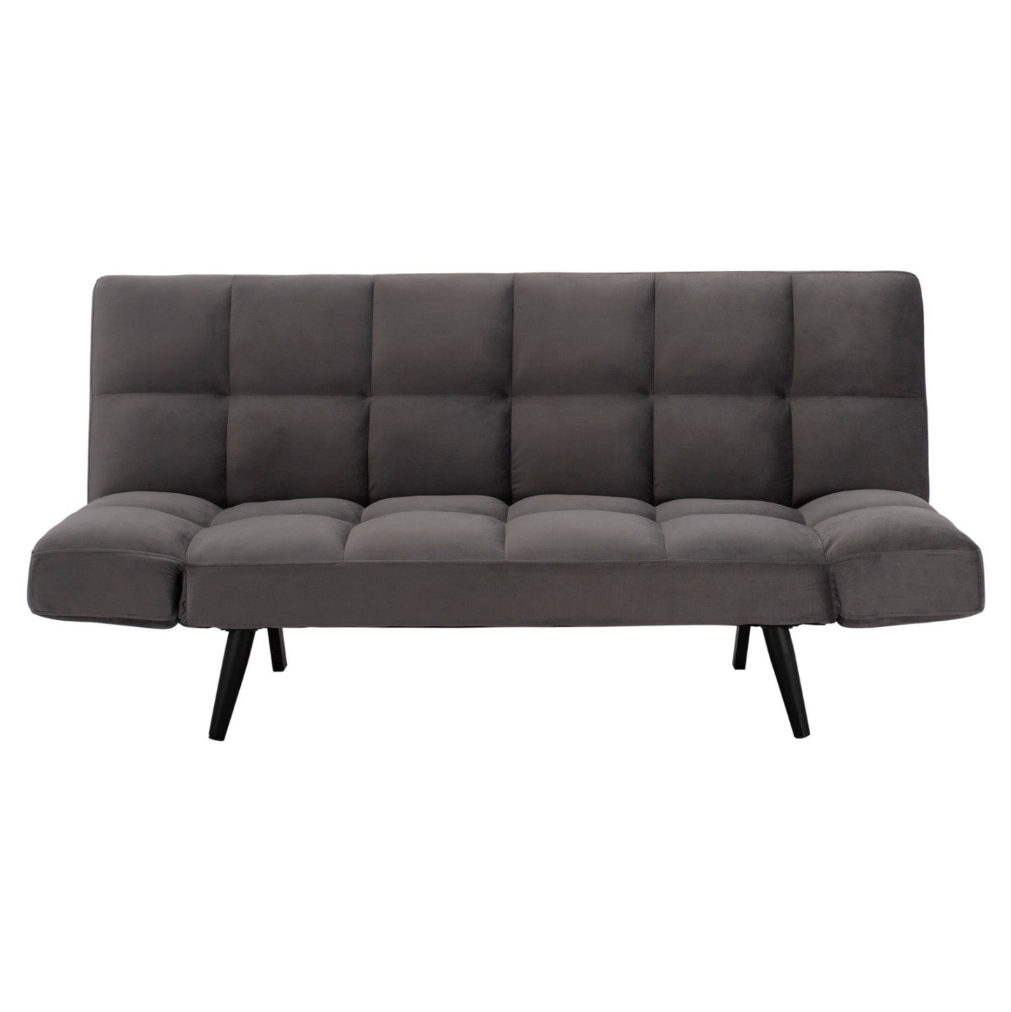 Sofa Bed 3 Seater From Velvet Grey Hm3167.01 182x80x88cm