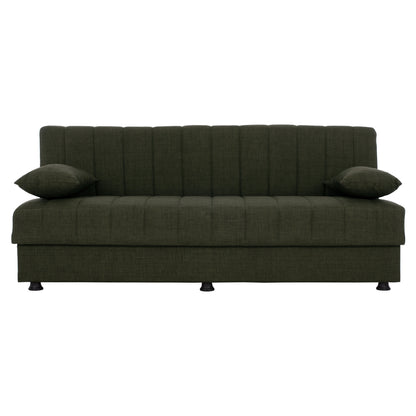 Hm3239.05 Andri Three-seater Sofa-bed, Cypress Green Fabric