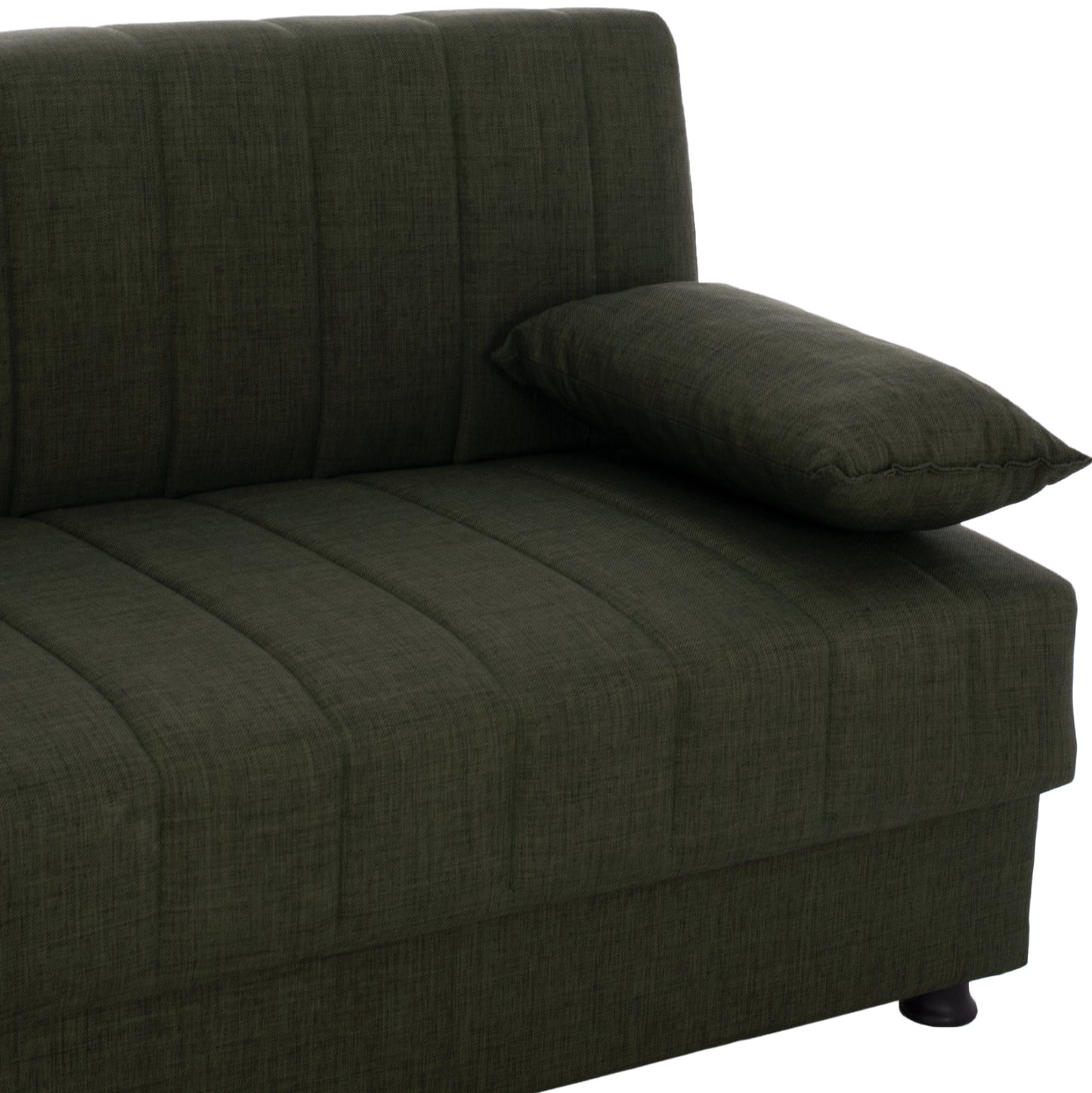 Hm3239.05 Andri Three-seater Sofa-bed, Cypress Green Fabric