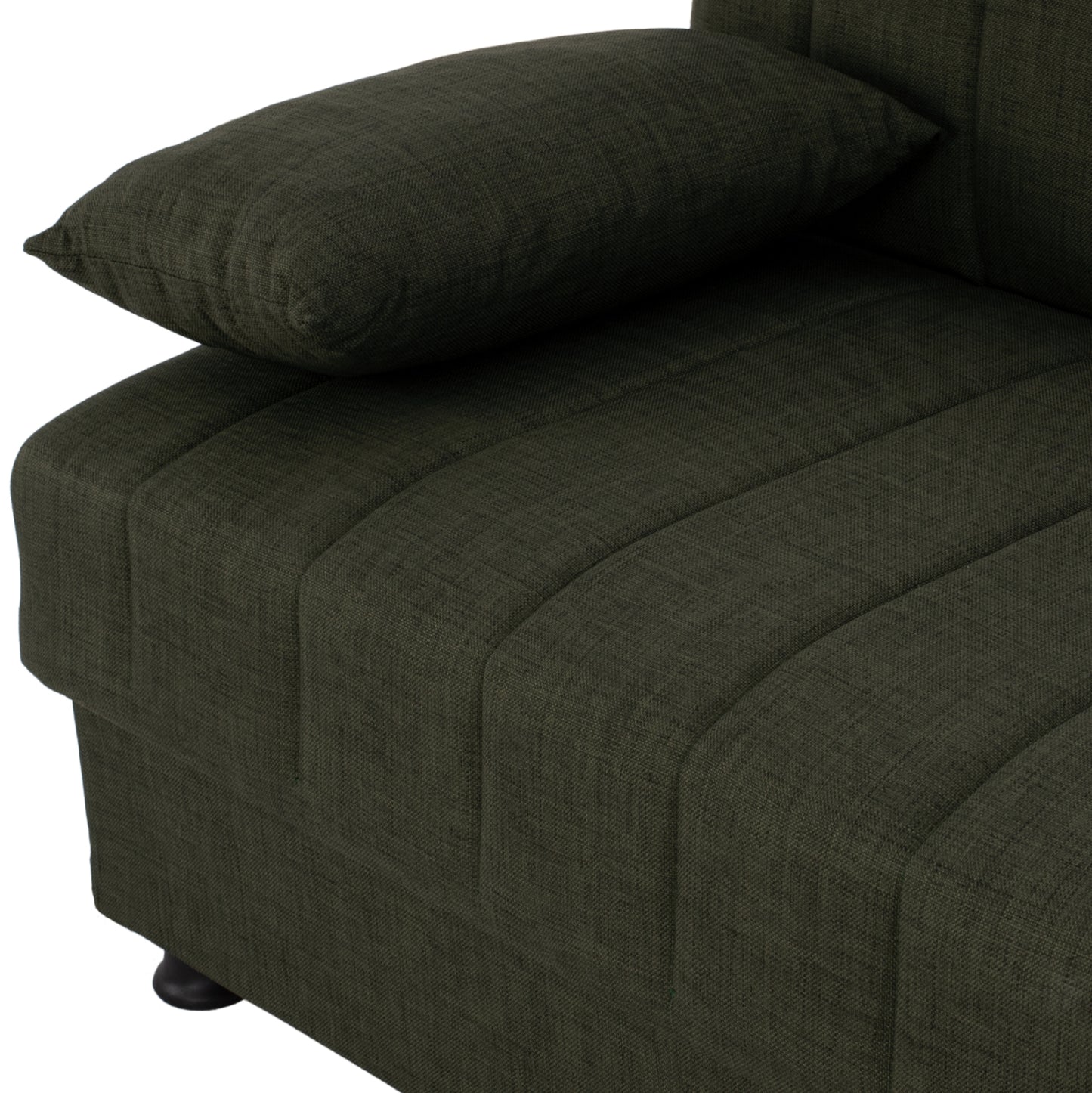 Hm3239.05 Andri Three-seater Sofa-bed, Cypress Green Fabric