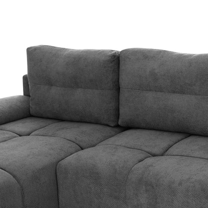 Left Corner Sofabed Comfyra Hm3336.01l Grey Fabric 270x181x75hcm.