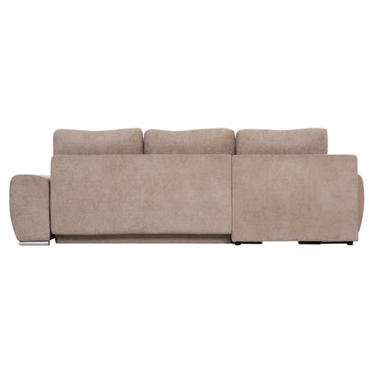 Left Corner Sofabed Comfyra Hm3336.03l Beige Fabric 270x181x75hcm.