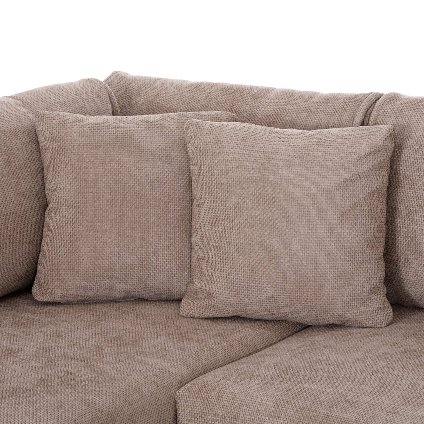 Corner Sofabed (left) Zenora Hm3337.03l Beige Fabric 303x214x80hcm